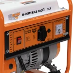 Generator curent electric Ruris R-Power GE 1000, 1000 W, 3 CP, 4 timpi, benzina, 15 h autonomie maxima