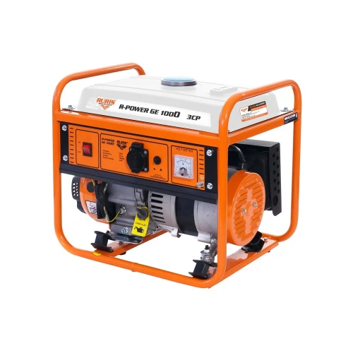 Generator curent electric Ruris R-Power GE 1000, 1000 W, 3 CP, 4 timpi, benzina, 15 h autonomie maxima