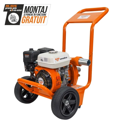 Motopompa RURIS MP200XR, 6.5 CP, 196 CC, 4 timpi
