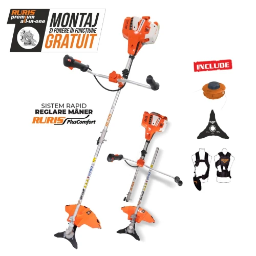 Motocoasa de umar RURIS RR362, Motor KHUMMA, 2.4 CP