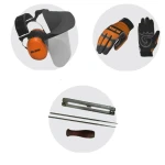 Kit Motoferastrau Ruris {casca multifunctionala, manusi, dispozitiv pila cu maner}