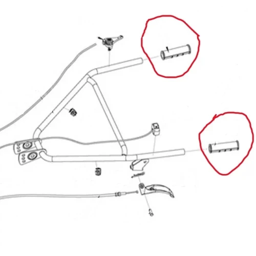 Manson coarne RURIS PSR550650-81, pentru motocultoarele Ruris S550
