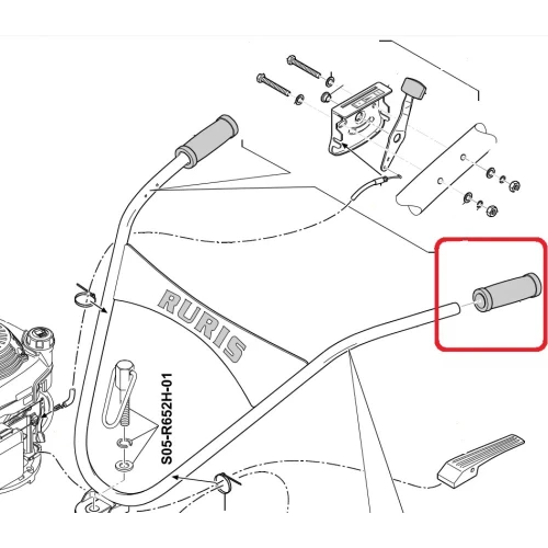 Manson coarne RURIS PSS550-67, pentru motocultoarele Ruris 550