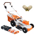 Masina de tuns gazon pe Acumulator RURIS RXI 4344e power alfa up (contine 2 acumulatori+incarcator dublu) + CADOU Palmari PIELE COMPLET (elastic) (12pcs)