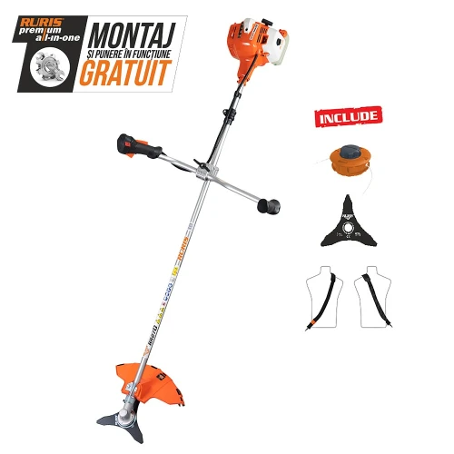 Motocoasa de umar RURIS RR270, Motor KHUMMA, 1.5 CP(Resigilat)