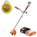 Motocoasa pe Acumulator RURIS 3024e Power Alfa UP (contine acumulator+incarcator) + CADOU Fir trimmer 2 mm (rotund)
