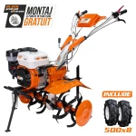 Motocultor RURIS 731K Start, 7.5 CP, 4 timpi, 83 cm latime lucru, reductor fonta, 3.6 l, benzina, roti cauciuc, freze