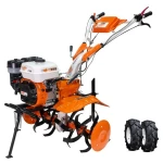 Motocultor RURIS 731K Start, 7.5 CP, 4 timpi, 83 cm latime lucru, reductor fonta, 3.6 l, benzina, roti cauciuc, freze