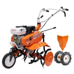 Motosapa RURIS DAC 7000K, 7 CP, 4 timpi, 208 CC, 56-83 cm dimensiune lucru, 3 viteze, freze + roti cauciuc + rarita