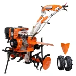 Motosapatoare RURIS 751ks start 751ksst2022, motor benzina, 270 CC, 9.5 CP, roti cauciuc 5.00-10, rarita, coarne ajustabile