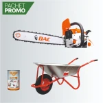 Pachet Lemne & Gospodărie – Drujbă RURIS 601 RS (5 CP) + Roabă + Ulei 2T