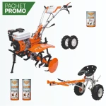 Pachet Motosapătoare DAC 185 (8.5 CP) + Accesoriu tractat + Uleiuri (Motor & Transmisie)