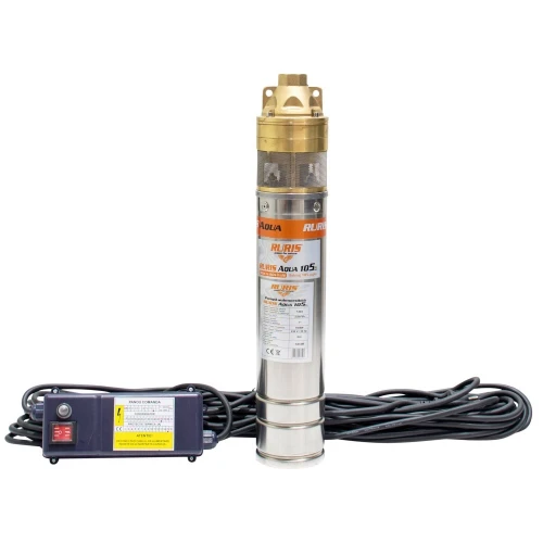 Pompa submersibila apa curata Ruris Aqua 105,corp inox, 1500 W, 2.6m³/h debit apa