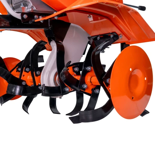 Motosapa RURIS 701KS, 7 CP, roti cauciuc, plug reversibil, roti metalice 400, RURIS