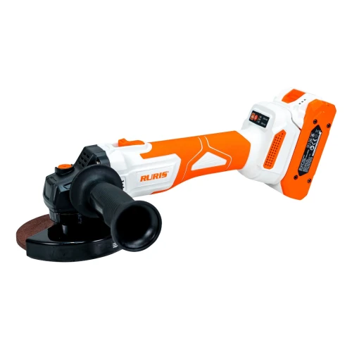 Polizor Unghiular Pe Acumulator Ruris Rmx4125 Power Alfa Up {Contine Acumulator 4Ah+Incarcator}