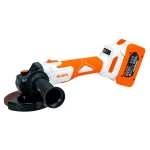 Polizor Unghiular Pe Acumulator Ruris Rmx4125 Power Alfa Up {Contine Acumulator 4Ah+Incarcator}