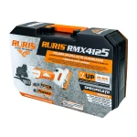 Polizor Unghiular Pe Acumulator Ruris Rmx4125 Power Alfa Up {Contine Acumulator 4Ah+Incarcator}