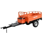 Remorca motocultor RURIS 551XL, capacitate incarcare 550 kg, basculare cu telescop