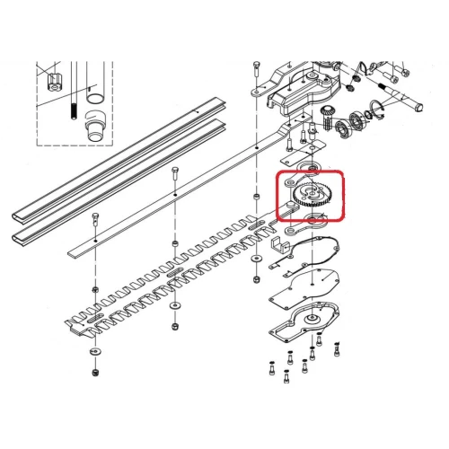 Roata dintata RURIS PS335-4-38, pentru motocositoarea Ruris DAC 335