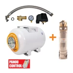 Ruris Kit pompa + Hidrofor Dunarea 50, vas 50 litri, 750 W