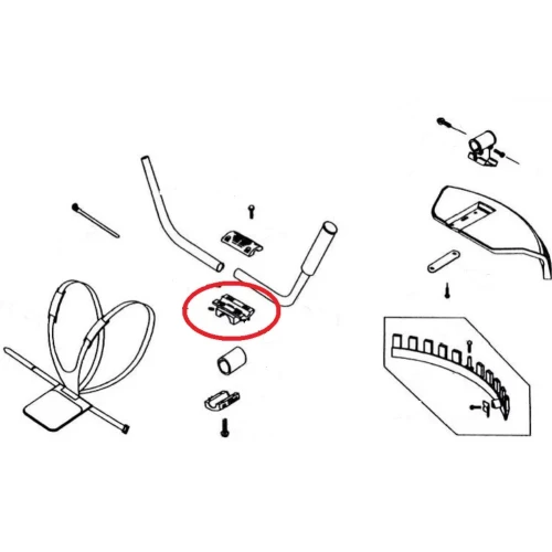 Suport RURIS PS111S-1-52, pentru motocositoarea Ruris Hero 111s