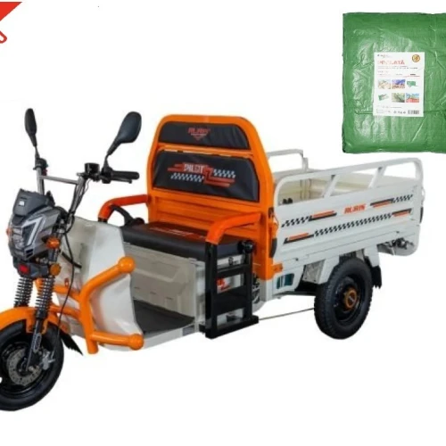 Triciclu electric cargo RURIS Pilot 3120A, alb + Cadou Prelata