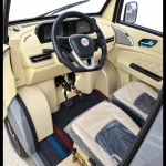 Triciclu electric pick-up RURIS PILOT 5000SA PURE WHITE, putere maxima 4900 W, autonomie pana la 130 km, cu volan, viteza maxima de 25 km/h, conform reglementarilor UE, fara permis