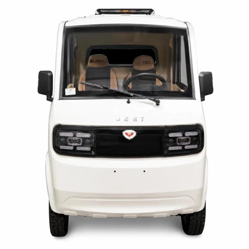 Triciclu electric pick-up RURIS PILOT 5000SA PURE WHITE, putere maxima 4900 W, autonomie pana la 130 km, cu volan, viteza maxima de 25 km/h, conform reglementarilor UE, fara permis