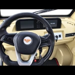 Triciclu electric pick-up RURIS PILOT 5000SA PURE WHITE, putere maxima 4900 W, autonomie pana la 130 km, cu volan, viteza maxima de 25 km/h, conform reglementarilor UE, fara permis