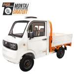 Triciclu electric pick-up RURIS PILOT 5000SA PURE WHITE, putere maxima 4900 W, autonomie pana la 130 km, cu volan, viteza maxima de 25 km/h, conform reglementarilor UE, fara permis
