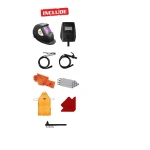 Aparat de sudura AS200MMA + KIT PRO W3 RURIS, aparat tip invertor, tip sudura MMA, diametru electrozi 2.5 mm - 4 mm, afisaj digital