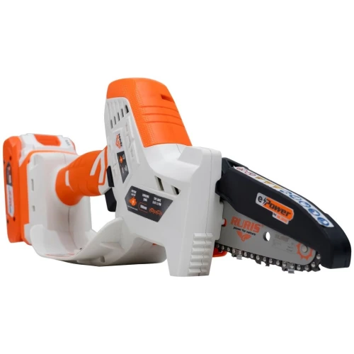 Electroferastrau telescopic pe acumulator RURIS 1424e, 20V, sina 10 cm, lant 3/8 inch, 1.3 mm, lungime brat 129-170 cm, (nu contine acumulator si incarcator)