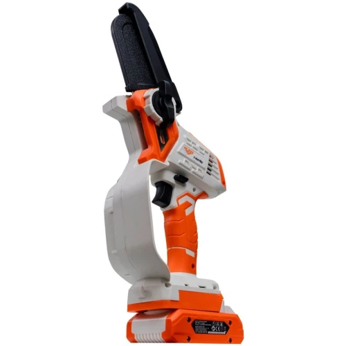 Electroferastrau telescopic pe acumulator RURIS 1424e, 20V, sina 10 cm, lant 3/8 inch, 1.3 mm, lungime brat 129-170 cm, (nu contine acumulator si incarcator)