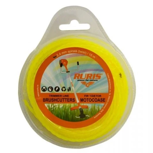 Motocoasa pe Acumulator RURIS 3024e Power Alfa UP (contine acumulator+incarcator) + CADOU Fir trimmer 2 mm (rotund)