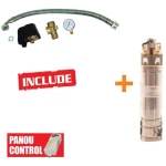 Ruris Kit pompa + Hidrofor Dunarea 50, vas 50 litri, 750 W