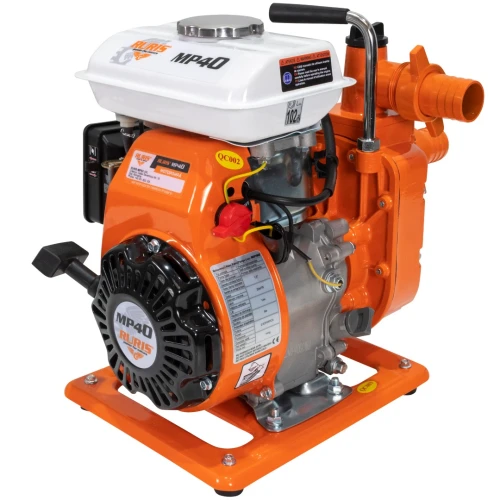 Motopompa apa curata Ruris MP40, 2.5 CP, 97 CC, 20 mc/h debit apa