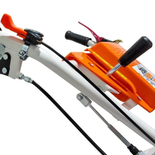 Motocultor RURIS 731ACC1, 8.5 CP, 208 cc  roti cauciuc 5.00-8 + CADOU Prelata cu ochiuri de prindere 100g/m2 verde 4x5m