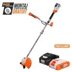 Motocoasa pe Acumulator RURIS 3024e Power Alfa UP (contine acumulator+incarcator) + CADOU Fir trimmer 2 mm (rotund)