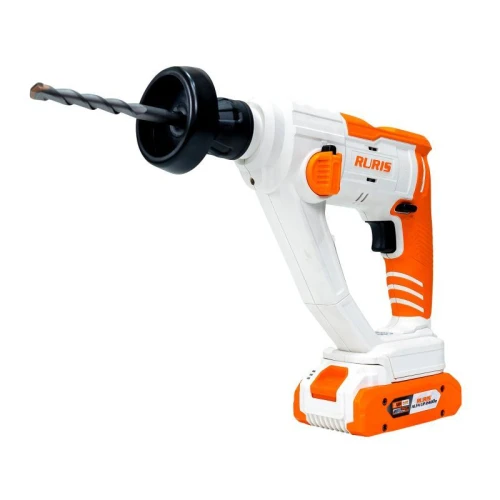 Ciocan rotopercutor pe acumulator RURIS RMX 1210 POWER ALFA UP {contine acumulator 4Ah+incarcator}