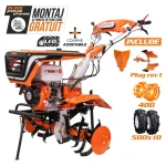 Motocultor RURIS 751KS, 9.5 CP,  270 cc, 4 timpi, 90 cm latime lucru