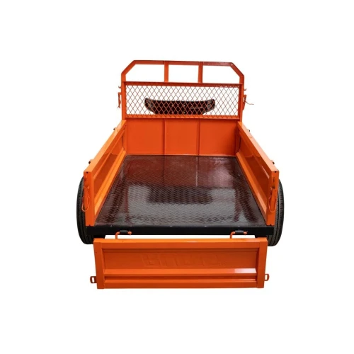 Remorca pentru motocultor RURIS 750SA cu capacitate de încărcare 750 kg si sistem de basculare