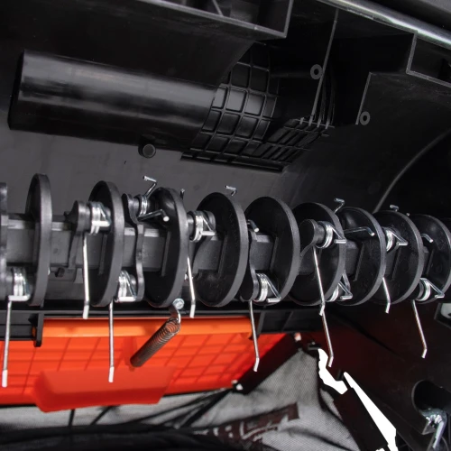 Scarificator / aerator gazon Ruris RXE888, electric, cu sac colector, 30 litri, 1500 W