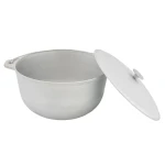 Ceaun tuci aluminiu alimentar cu capac, capacitate 10 litri ROTOR