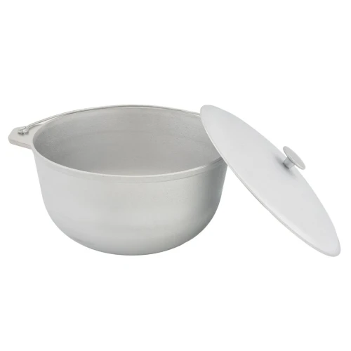 Ceaun tuci aluminiu alimentar cu capac, capacitate 10 litri ROTOR