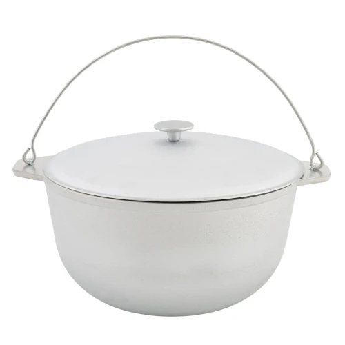 Ceaun tuci aluminiu alimentar cu capac, capacitate 10 litri ROTOR