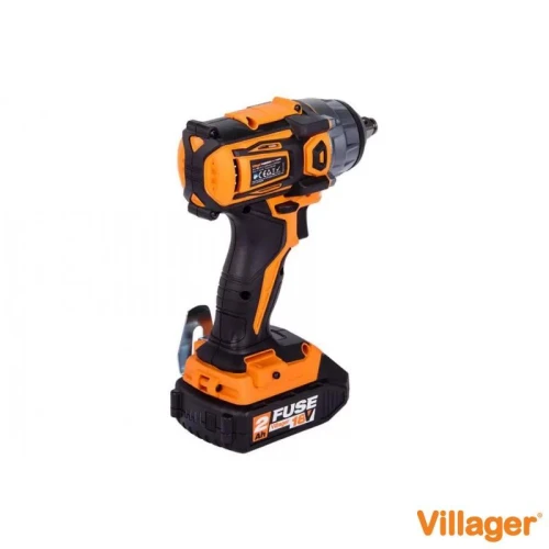 Pistol de impact cu acumulator VILLAGER VLP 5320-2BSC, cu acumulator Fuse