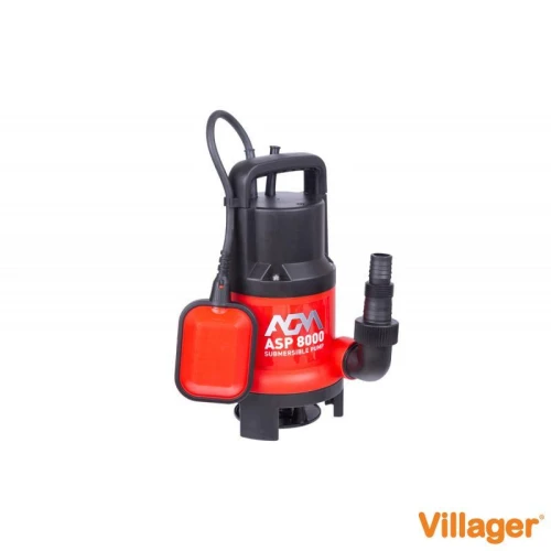 Pompa submersibila VILLAGER 030029 AGM ASP-8000, apa murdara, 400 W