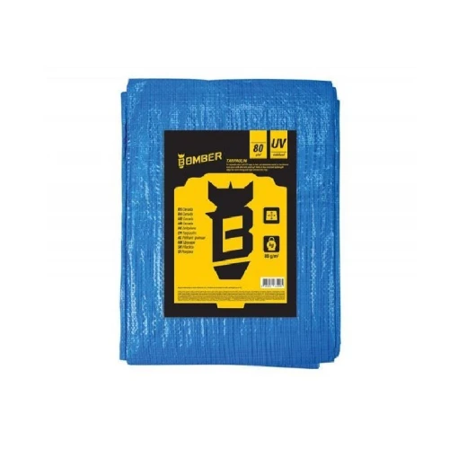 Prelata impermeabila BOMBER Villager 074660, albastru, 2 x 3 m, 80 g/mp