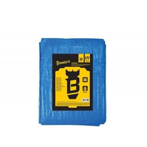 Prelata impermeabila BOMBER Villager 074661, albastru, 3 x 5 m, 80 g/mp