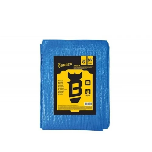 Prelata impermeabila BOMBER Villager 074662, albastru, 4 x 5 m, 80 g/mp